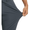image:imageM MAELREG Mens Golf Pants Stretch Classic Fit Quick Dry Lightweight Casual Work Dress Trousers with PocketsDark Grey