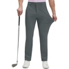 image:imageM MAELREG Mens Golf Pants Stretch Dress Casual Pants 303234 Lightweight Quick Dry Business Slacks with 4 PocketsDark Gray