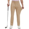 image:imageM MAELREG Mens Golf Pants Stretch Dress Casual Pants 303234 Lightweight Quick Dry Business Slacks with 4 PocketsLight Khaki