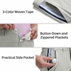 image:imageM MAELREG Mens Golf Pants Stretch Dress Casual Pants 303234 Lightweight Quick Dry Business Slacks with 4 PocketsSilver Gray