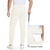 image:imageM MAELREG Mens Golf Pants Stretch MoistureWicking Ankle Zip Men JoggersCream