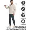 image:imageM MAELREG Mens Golf Pants Stretch MoistureWicking Ankle Zip Men JoggersDark Grey