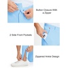 image:imageM MAELREG Mens Golf Pants Stretch MoistureWicking Ankle Zip Men JoggersLight Blue