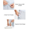image:imageM MAELREG Mens Golf Pants Stretch MoistureWicking Ankle Zip Men JoggersMisty Grey