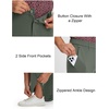 image:imageM MAELREG Mens Golf Pants Stretch MoistureWicking Ankle Zip Men JoggersOlive Green