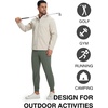 image:imageM MAELREG Mens Golf Pants Stretch MoistureWicking Ankle Zip Men JoggersOlive Green