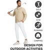 image:imageM MAELREG Mens Golf Pants Stretch MoistureWicking Ankle Zip Men JoggersWhite