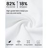 image:imageM MAELREG Mens Golf Pants Stretch MoistureWicking Ankle Zip Men JoggersWhite