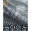 image:imageM MAELREG Mens Golf Polo Shirts Jacquard Ribbed Collar Performance Moisture Wicking Dry Fit Short Sleeve Golf Shirts for MenMisty Blue