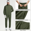 image:imageM MAELREG Mens Golf Rain Pants Waterproof Lightweight Outdoor Hiking Jogger with Zipper PocketsArmy Green