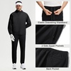 image:imageM MAELREG Mens Golf Rain Pants Waterproof Lightweight Outdoor Hiking Jogger with Zipper PocketsBlack