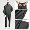 image:imageM MAELREG Mens Golf Rain Pants Waterproof Lightweight Outdoor Hiking Jogger with Zipper PocketsDark Grey