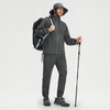 image:imageM MAELREG Mens Golf Rain Pants Waterproof Lightweight Outdoor Hiking Jogger with Zipper PocketsDark Grey