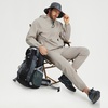 image:imageM MAELREG Mens Golf Rain Pants Waterproof Lightweight Outdoor Hiking Jogger with Zipper PocketsKhaki Grey