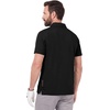 image:imageM MAELREG Mens Golf Shirt Short Sleeve Moisture Wicking Slim Fit Performance Casual Roma Knit Golf Polo Shirts for MenBlack