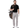 image:imageM MAELREG Mens Golf Shirt Short Sleeve Moisture Wicking Slim Fit Performance Casual Roma Knit Golf Polo Shirts for MenBlack