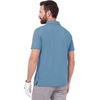 image:imageM MAELREG Mens Golf Shirt Short Sleeve Moisture Wicking Slim Fit Performance Casual Roma Knit Golf Polo Shirts for MenLight Blue