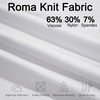 image:imageM MAELREG Mens Golf Shirt Short Sleeve Moisture Wicking Slim Fit Performance Casual Roma Knit Golf Polo Shirts for MenWhite