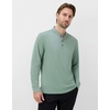 image:imageM MAELREG Mens Golf Shirts Collarless Performance Long Sleeve Henley PolosBerry Green