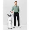 image:imageM MAELREG Mens Golf Shirts Collarless Performance Long Sleeve Henley PolosBerry Green