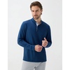 image:imageM MAELREG Mens Golf Shirts Collarless Performance Long Sleeve Henley PolosBlue