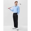 image:imageM MAELREG Mens Golf Shirts Collarless Performance Long Sleeve Henley PolosLight Blue