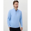 image:imageM MAELREG Mens Golf Shirts Collarless Performance Long Sleeve Henley PolosLight Blue