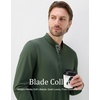 image:imageM MAELREG Mens Golf Shirts Collarless Performance Long Sleeve Henley PolosOlive Green