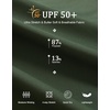 image:imageM MAELREG Mens Golf Shirts Collarless Performance Long Sleeve Henley PolosOlive Green