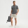 image:imageM MAELREG Mens Golf Shirts Moisture Wicking Dry Fit Business Casual Stretch Jacquard Short Sleeve Golf Polo Shirts for MenGrey Pineapple