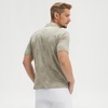 image:imageM MAELREG Mens Golf Shirts Moisture Wicking Dry Fit Business Casual Stretch Jacquard Short Sleeve Golf Polo Shirts for MenKakhi Flower