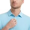image:imageM MAELREG Mens Golf Shirts Moisture Wicking Dry Fit Business Casual Stretch Jacquard Short Sleeve Golf Polo Shirts for MenLight Blue