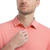 image:imageM MAELREG Mens Golf Shirts Moisture Wicking Dry Fit Business Casual Stretch Jacquard Short Sleeve Golf Polo Shirts for MenPeach Pink
