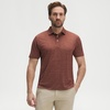 image:imageM MAELREG Mens Golf Shirts Moisture Wicking Dry Fit Business Casual Stretch Jacquard Short Sleeve Golf Polo Shirts for MenRed Flower
