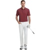 image:imageM MAELREG Mens Golf Shirts Moisture Wicking Dry Fit Business Casual Stretch Jacquard Short Sleeve Golf Polo Shirts for MenWine