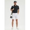 image:imageM MAELREG Mens Golf Shirts Short Sleeve Lightweight Performance Moisture Wicking Dry Fit Casual UPF 30 Polo Shirts for MenRich Black Grid