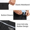 image:imageM MAELREG Mens Golf Shorts Flat Front 7 Lightweight Stretch Quick Dry Dress Work Mens Casual Shorts with 4 Pockets7black