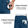 image:imageM MAELREG Mens Golf Shorts Flat Front 7 Lightweight Stretch Quick Dry Dress Work Mens Casual Shorts with 4 Pockets7blue Indigo