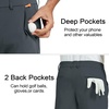 image:imageM MAELREG Mens Golf Shorts Flat Front 7 Lightweight Stretch Quick Dry Dress Work Mens Casual Shorts with 4 Pockets7dark Grey