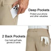 image:imageM MAELREG Mens Golf Shorts Flat Front 7 Lightweight Stretch Quick Dry Dress Work Mens Casual Shorts with 4 Pockets7khaki