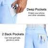 image:imageM MAELREG Mens Golf Shorts Flat Front 7 Lightweight Stretch Quick Dry Dress Work Mens Casual Shorts with 4 Pockets7light Blue