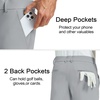 image:imageM MAELREG Mens Golf Shorts Flat Front 7 Lightweight Stretch Quick Dry Dress Work Mens Casual Shorts with 4 Pockets7light Grey