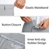 image:imageM MAELREG Mens Golf Shorts Flat Front 7 Lightweight Stretch Quick Dry Dress Work Mens Casual Shorts with 4 Pockets7light Grey