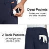 image:imageM MAELREG Mens Golf Shorts Flat Front 7 Lightweight Stretch Quick Dry Dress Work Mens Casual Shorts with 4 Pockets7navy