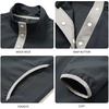 image:imageM MAELREG Mens Half Button Golf Pullover for Men with Pockets Mock Neck Sports Dry Fit Lightweight Long Sleeve Mens PulloverDark Grey