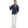 image:imageM MAELREG Mens Half Button Golf Pullover for Men with Pockets Mock Neck Sports Dry Fit Lightweight Long Sleeve Mens PulloverNavy