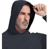 image:imageM MAELREG Mens Hoodies Pullover Lightweight Moisture Wicking Dry Fit Casual Athletic Hooded Sweatshirts with Kangaroo PocketDark Grey