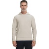 image:imageM MAELREG Mens Hoodies Pullover Lightweight Moisture Wicking Dry Fit Casual Athletic Hooded Sweatshirts with Kangaroo PocketKhaki Light
