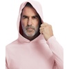 image:imageM MAELREG Mens Hoodies Pullover Lightweight Moisture Wicking Dry Fit Casual Athletic Hooded Sweatshirts with Kangaroo PocketLight Pink
