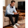 image:imageM MAELREG Mens Hoodies Pullover Lightweight Moisture Wicking Dry Fit Casual Athletic Hooded Sweatshirts with Kangaroo PocketMisty Grey